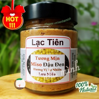 Tương miso đậu đen lên men tự nhiên lâu năm 240g - thực phẩm dưỡng sinh hữu cơ nguyên chất tốt cho sức khỏe