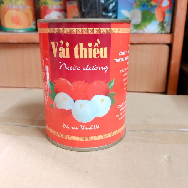 Vải thiều lon Việt Nam 565g