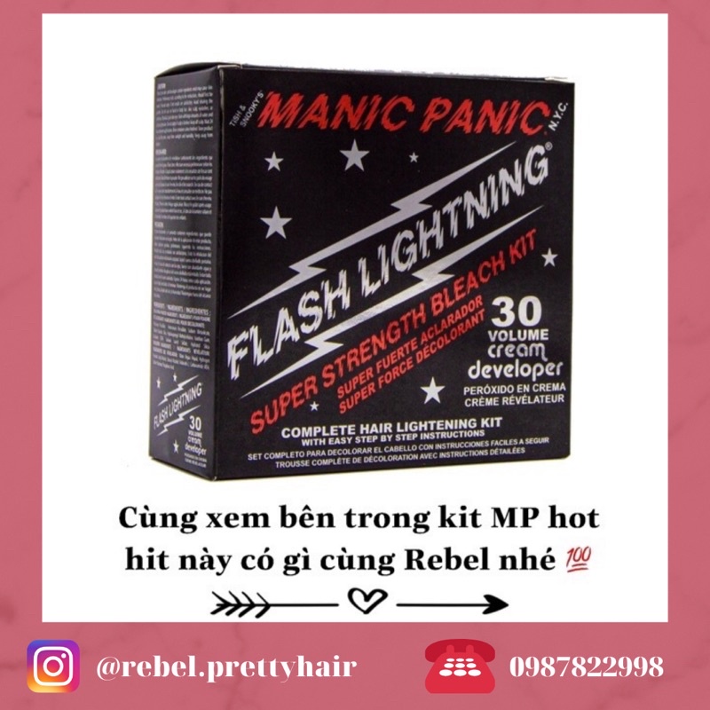 Kit Tẩy Tóc Manic Panic