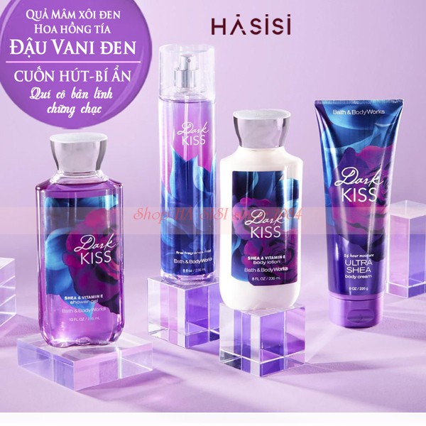 Xịt Thơm Toàn Thân BATH &amp; BODY WORKS FINE FRAGRANCE MIST DARK KISS 236ml