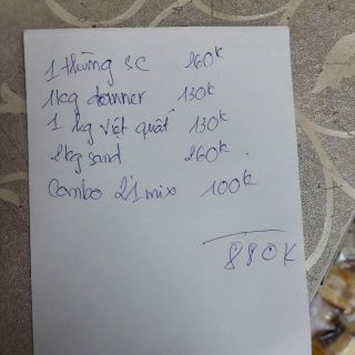 Combo 360k: 1kg que, 1kg sandwwich và 1kg phonai