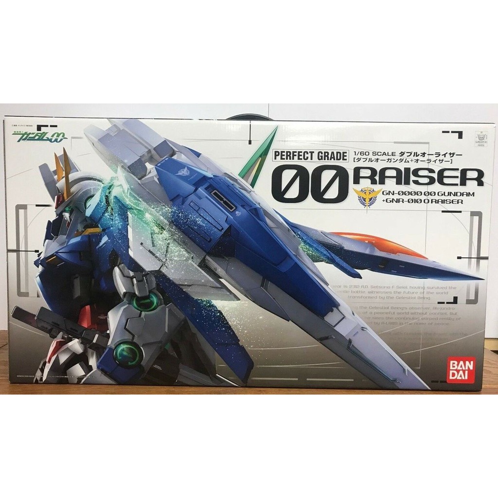 Mô hình lắp ráp PG 1/60 Gundam 00 Raiser Bandai