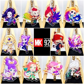 Móc Khoá LOL Tốc Chiến Leesin Miss Fortune Zoe Rakan Xayah Kaisa Lux Riven Janna Nekko LMHT Liên Minh Huyền Thoạii