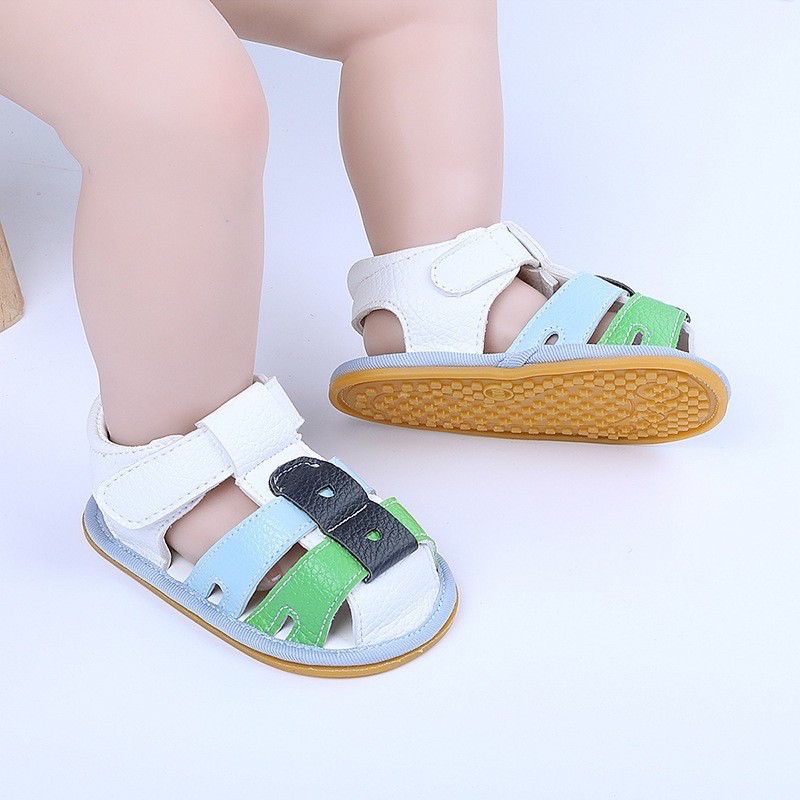 Giày sandal tập đi cho bé đế cao su mềm mại chống trơn trượt