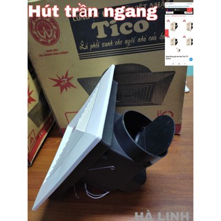 Quạt hút gió hút mùi âm trần hút ngang 15Av4/ 20Av4/25AV4 TiCO 1 chiều