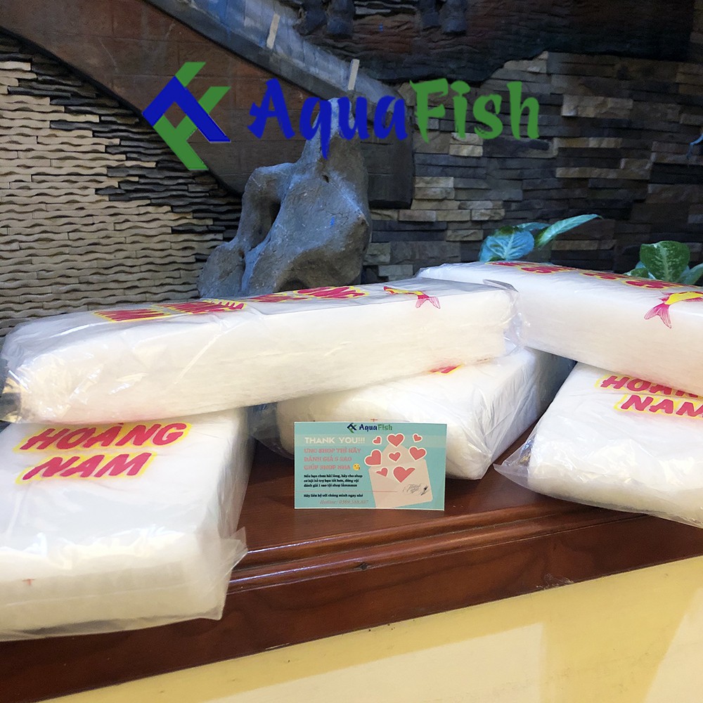 Combo 5 tấm bông lọc trắng bể cá