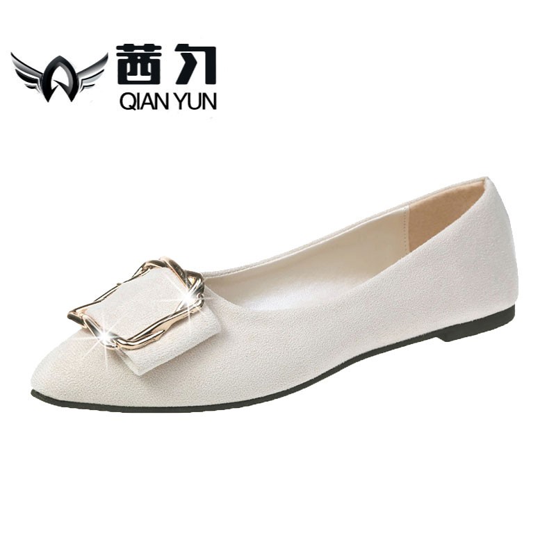 Giày Búp Bê Mũi Tròn Phong Cách Hàn Quốc Thanh Lịch Dành Cho Nữ | BigBuy360 - bigbuy360.vn