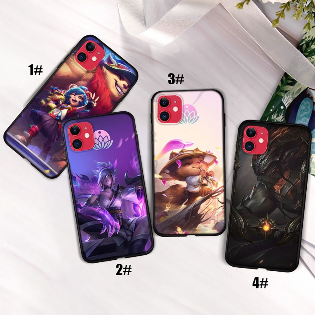 Ốp Điện Thoại TPU Silicon Mềm Hình Liên Minh Huyền Thoại UUO55 Cho iPhone XR X XS Max 6 6s 7 8 Plus 5 5s SE 2020