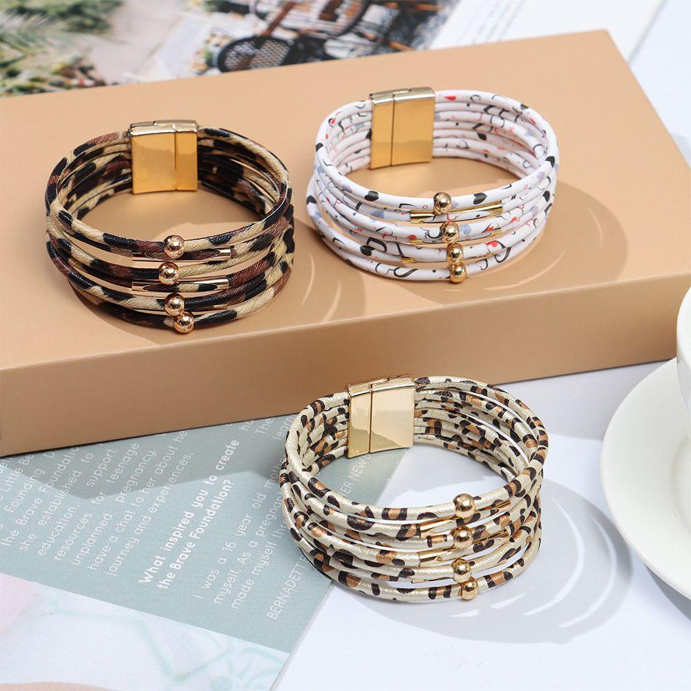 Vòng Tay Da Bản To Thanh Lịch