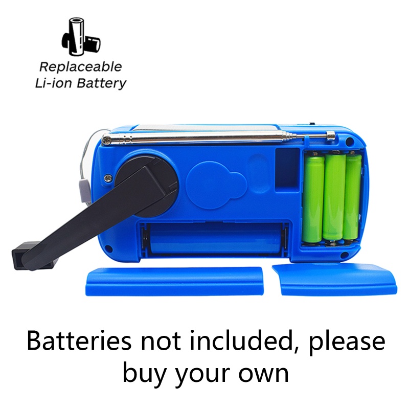 Radio Năng Lượng Mặt Trời Đa Chức Năng 1200mAh
