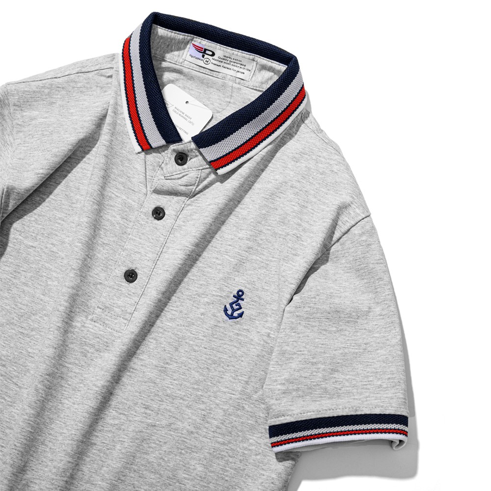 Áo polo nam cổ bẻ SPMAHT07 vải cotton, phối bo cổ cao cấp mềm mịn co giãn thoáng mát - PigoFashion