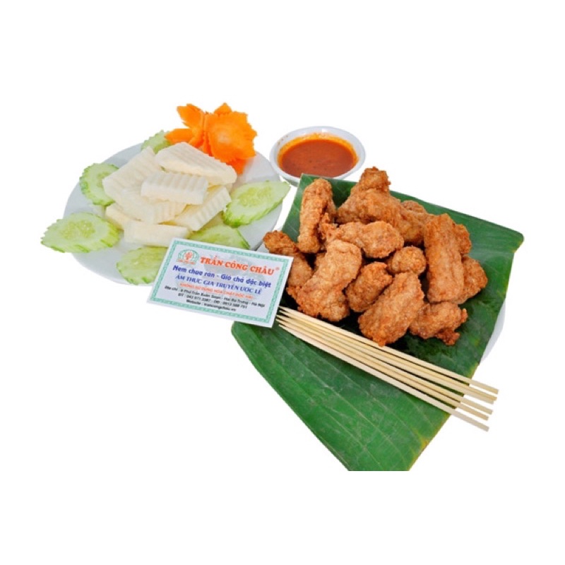 Nem chua rán Trần Công Châu chưa lăn bột 10 chiếc