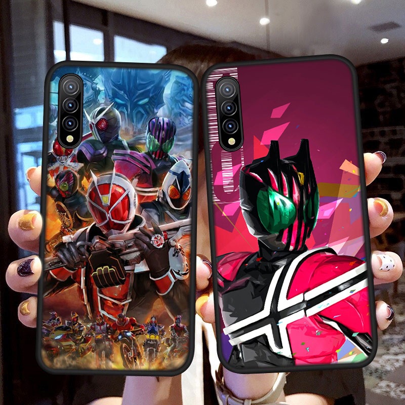 Ốp Điện Thoại Hình Hoạt Hình Kamen Rider Cho Samsung Galaxy S22 Ultra Plus A03 A33 A53 A73 Core HH48