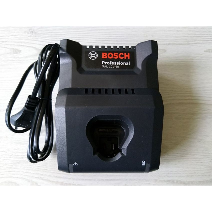 Đế sạc pin Bosch GAL 12V-40 (10.8V-12V) 1600A01B8X