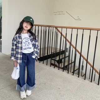 Quần Jeans ống suông cho bé gái