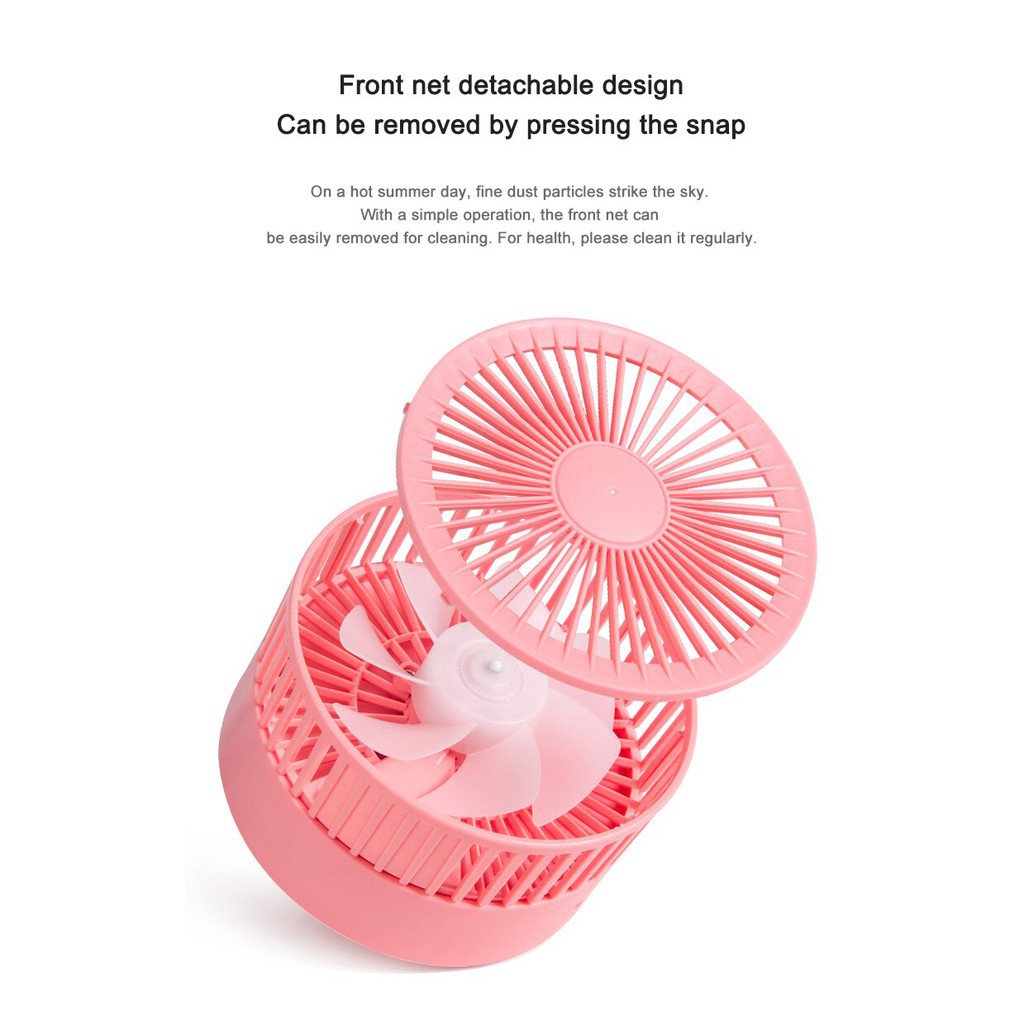 Quạt Mini Để Bàn A9 Với 3 Tốc Độ Gió - Tặng Kèm Pin Và Cáp Sạc USB Gấp Gọn Tiện Lợi | BigBuy360 - bigbuy360.vn