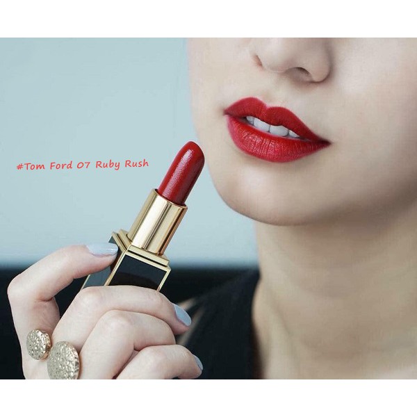 Son Môi Tom Ford Lip Color Matte 07 Ruby Rush Đỏ Thuần