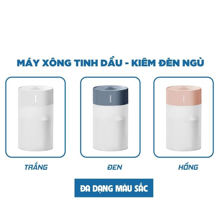 Máy xông tinh dầu kiêm decor đèn ngủ - Máy phun sương tạo ẩm dung tích 260ml MX6