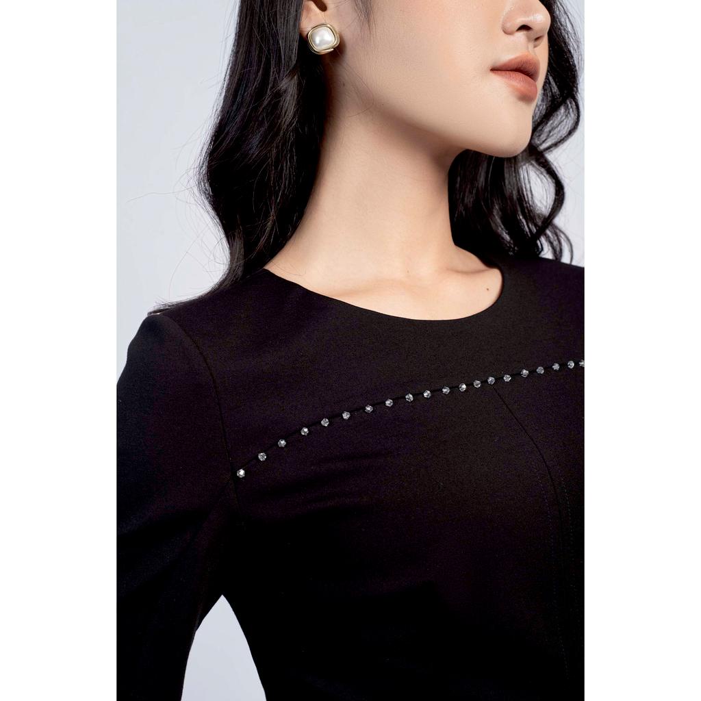 Đầm ôm, cổ tròn, tay loe MMOutfit M-DA070621275