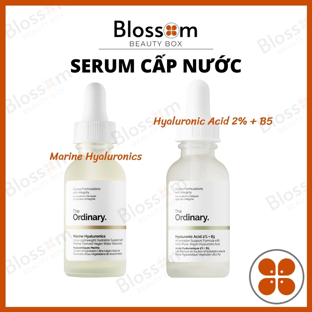 Serum tinh chất cấp nước và phục hồi da The ordinary - Hyaluronic Acid 2% + B5 / Marine
