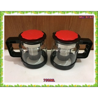 ấm trà thủy tinh