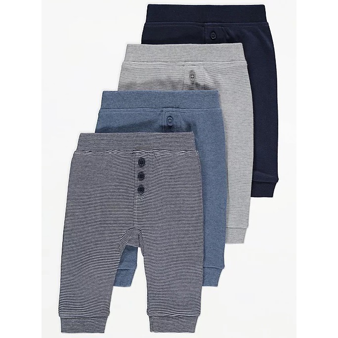 Set 4 quần jogger xanh xám George_hàng chính hãng authentic