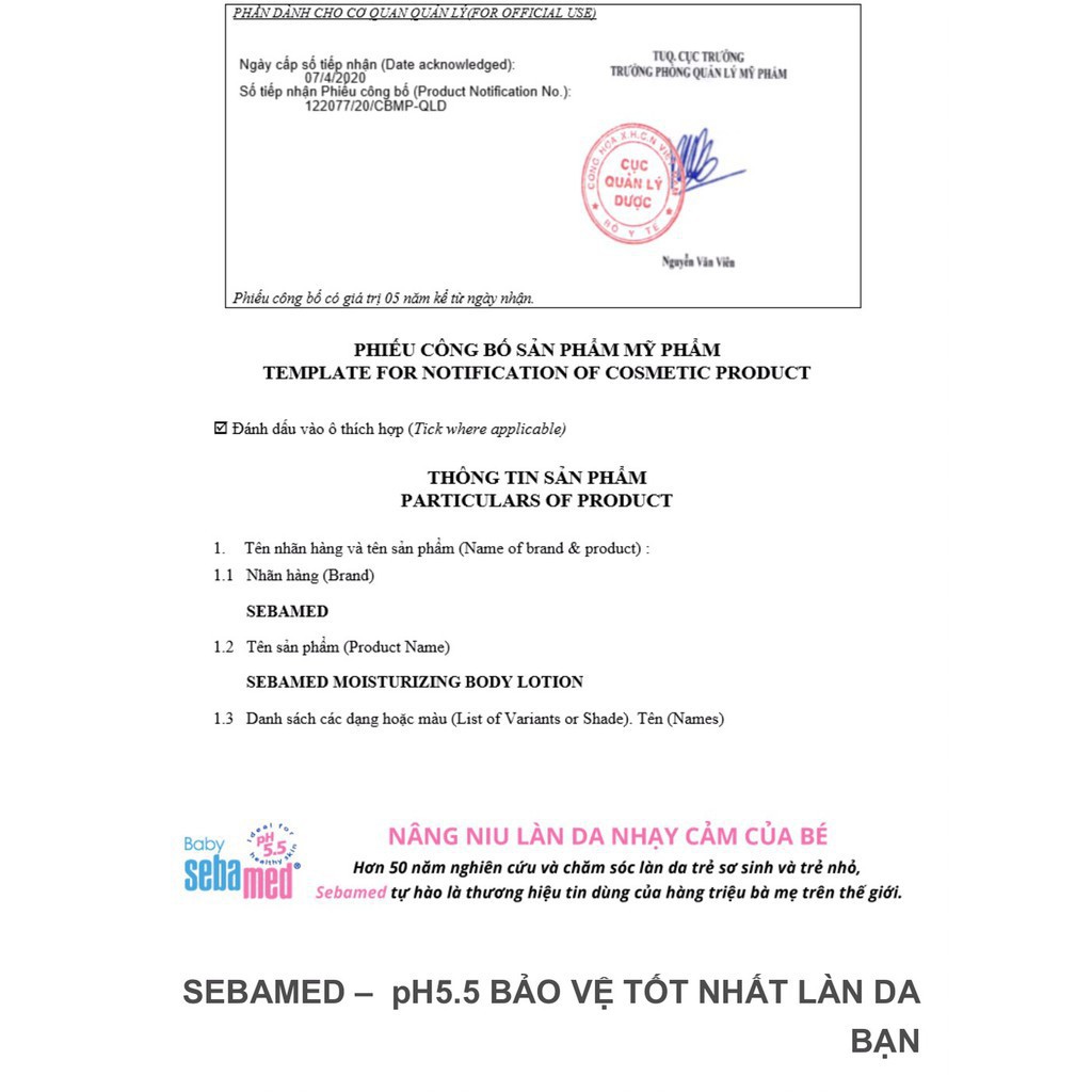 SỮA DƯỠNG THỂ CẤP ẨM TOÀN THÂN CHO DA NHẠY CẢM SEBAMED pH5.5 - 200ML - ĐỨC | BigBuy360 - bigbuy360.vn