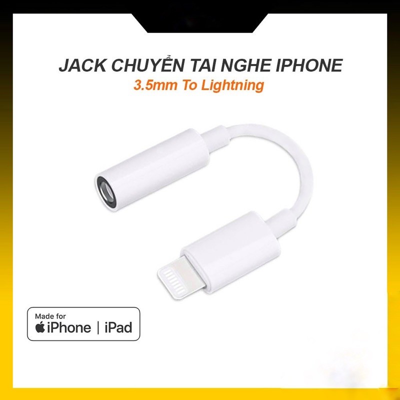 Jack chuyển ip theo máy - Cáp chuyển ip các dòng 7/7plus trở lên có cả nghe và thu âm tốt