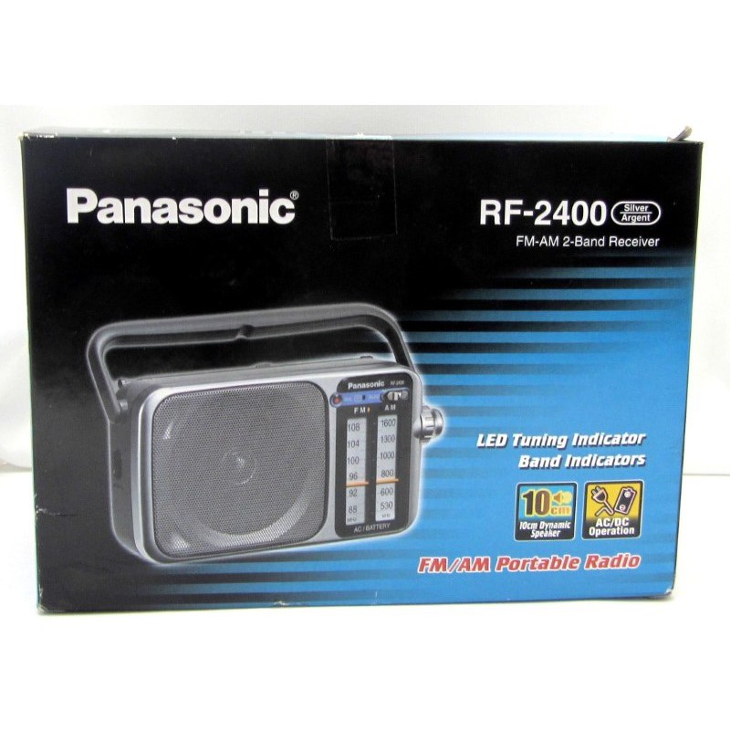 ĐÀI RADIO PANASONIC CẮM ĐIỆN PANASONIC RF-2400EB9-K phiên bản xuất Anh