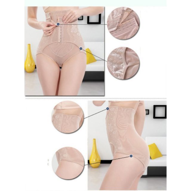 Quần gen nịt bụng cạp cao có móc cài | BigBuy360 - bigbuy360.vn