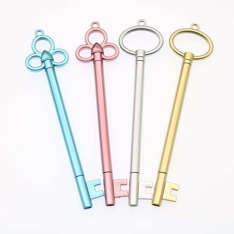Set 4 Bút Mực Kiểu Dáng Chiếc Chìa Khóa Retro Độc Đáo