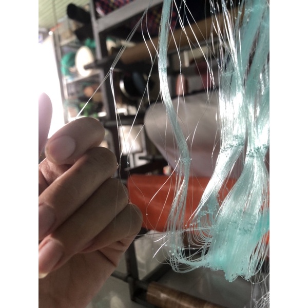Lưới thái xanh ngọc 10phân dài 100m cao 1m2 1m5 2mét bắt cá 400gam đến 2kg