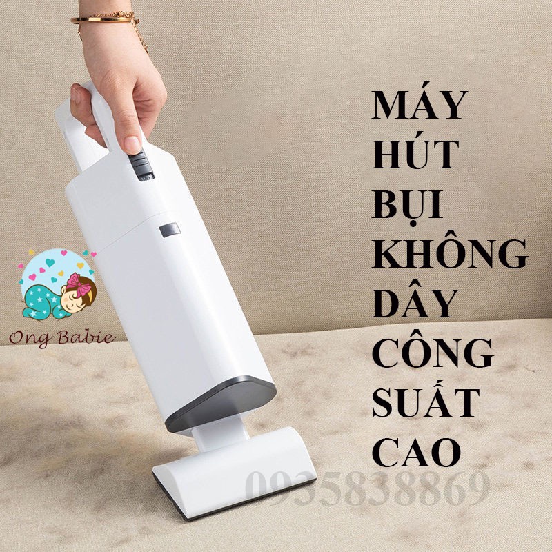 MÁY HÚT BỤI MINI CẦM TAY AIKESI  4000Pa TẶNG KÈM 4 ĐẦU HÚT THÔNG MINH ONGBABIE.SHOP