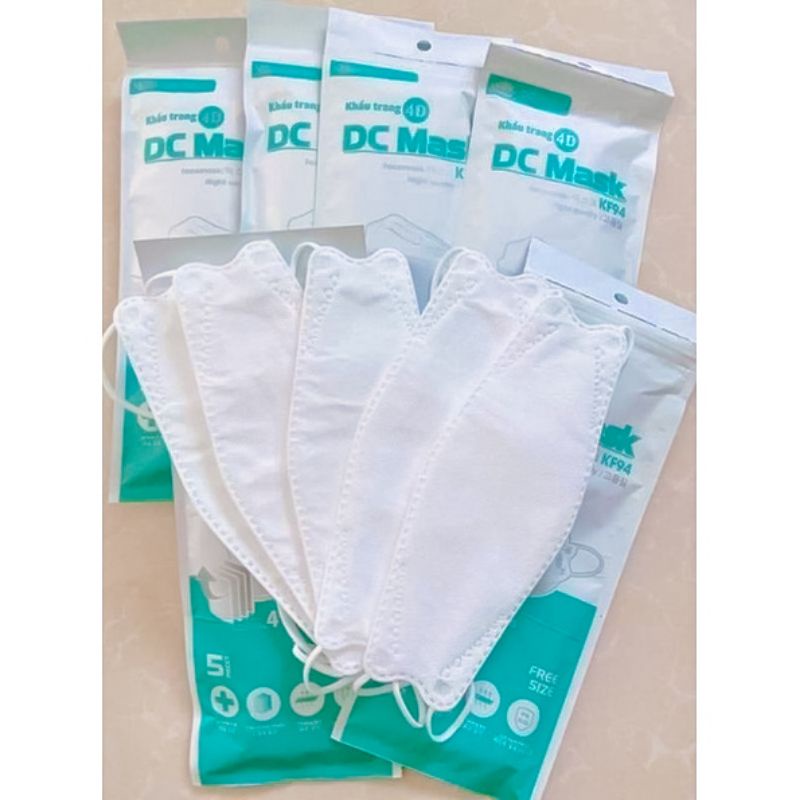 [COMBO 10 CHIẾC] Khẩu trang KF94 Mask DC  4 Lớp Chống Bụi Mịn Và Kháng Khuẩn Hàng Cao Cấp