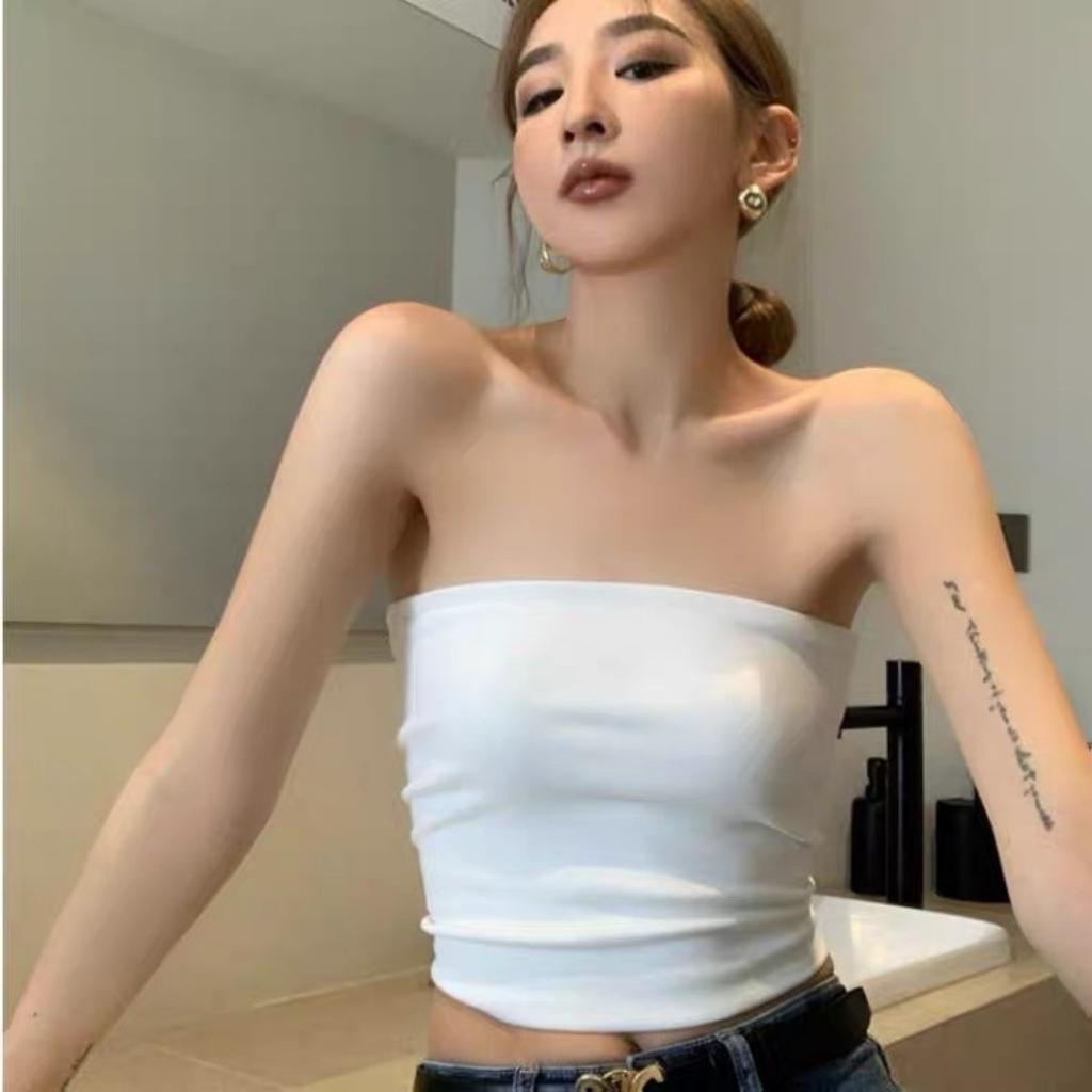 Áo Ống Croptop _ Hàng Đẹp Chất Borip Co Giãn 4 Màu Siêu Cưng
