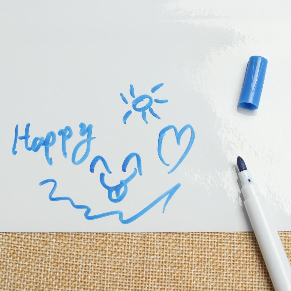 HECCEH Sticker Dán Bảng Trắng Vẽ Graffiti Trang Trí Văn Phòng