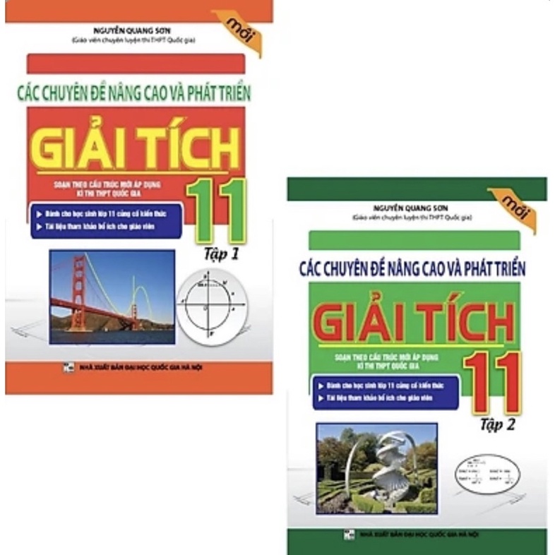 Sách - (Combo 2 tập) Các Chuyên Đề Nâng Cao Và Phát Triển Giải Tích Lớp 11