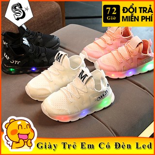 Giày Thể Thao Cho Bé Trai & Bé Gái Từ 1 Đến 5 Tuổi Có Đèn Led