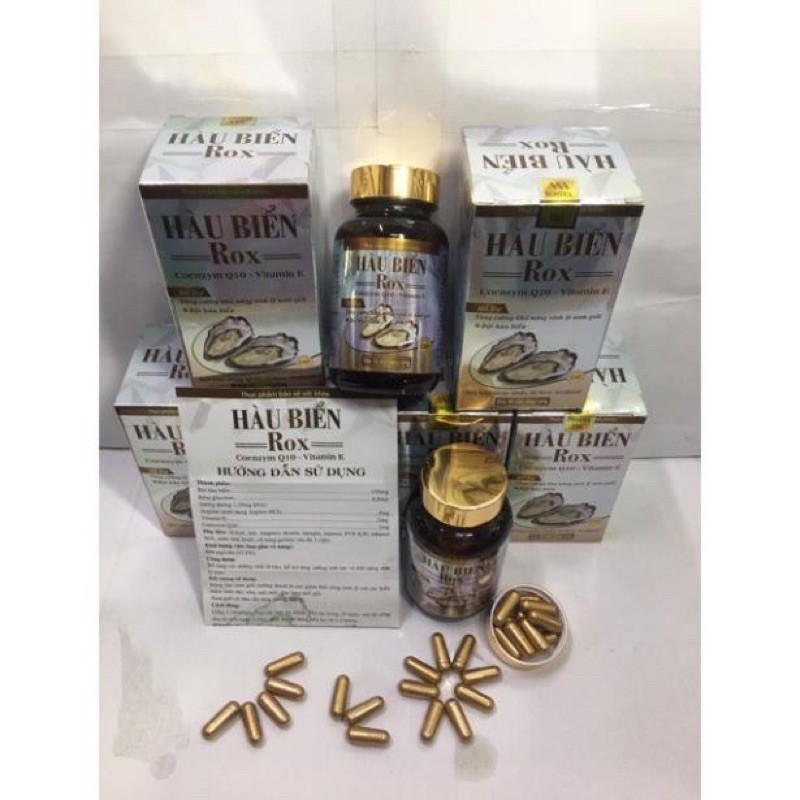 Hàu biển Rox with coenzym Q10 - Chai 30 viên