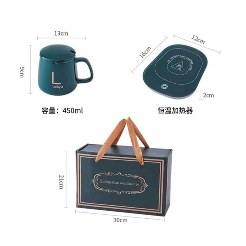 Bộ đế hâm nóng + tặng kèm cốc và thìa