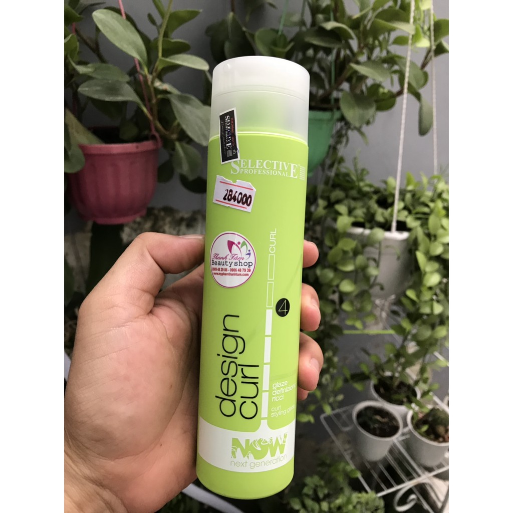 Gel tạo kiểu tóc xoăn Now Design Curl Selective 250ml