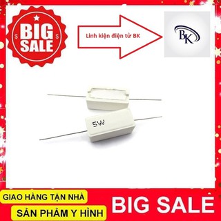 Trở Sứ 5W 1 ôm 5 ôm 2.2 ôm (Trở Công Suất)