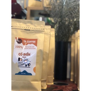 Cà phê Cổ Điển 100% Robusta rang xay nguyên chất - dạng bột 500gr