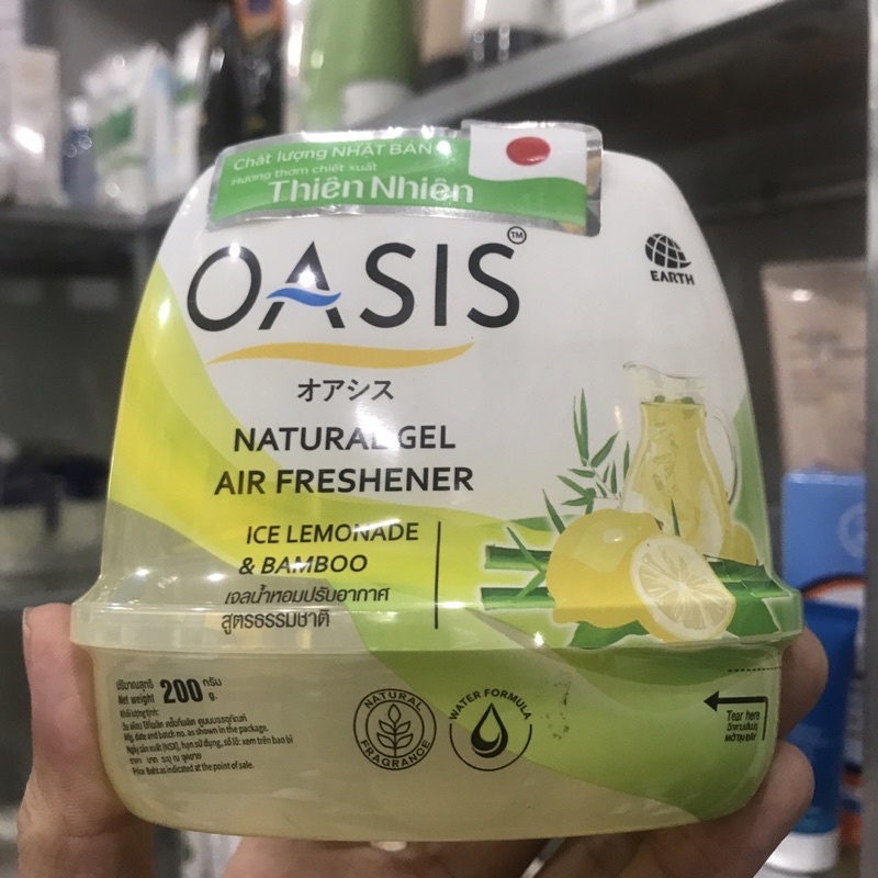 Sáp thơm phòng OASIS ICE LEMONDE &amp; BAMBOO 200g