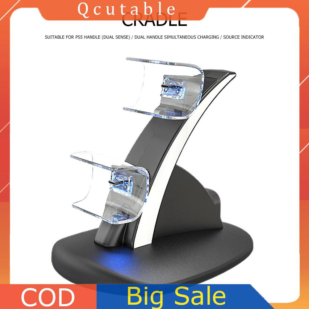Đế Sạc Kép Không Dây Hbp-253 Có Đèn Cho Ps5