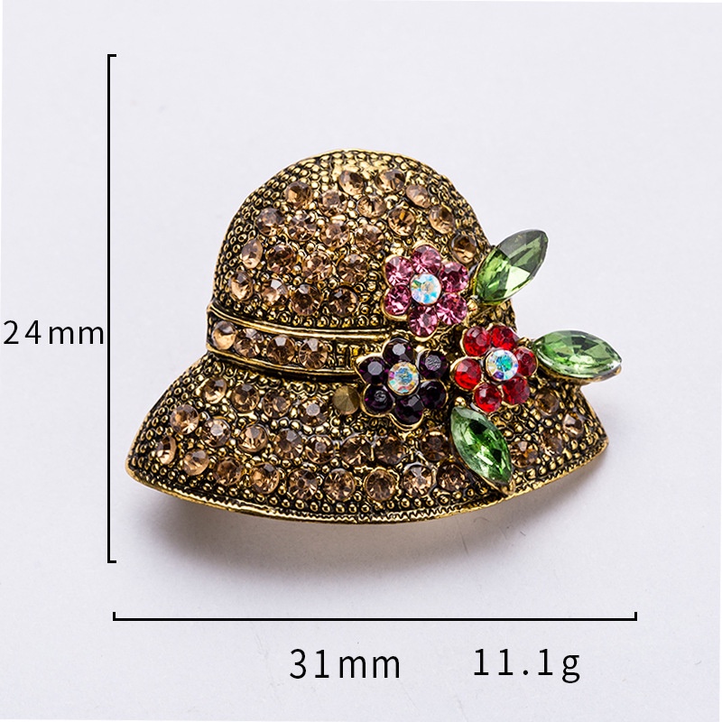 Ghim Cài Áo Kiểu Dáng Vintage Sang Trọng Cho Nữ