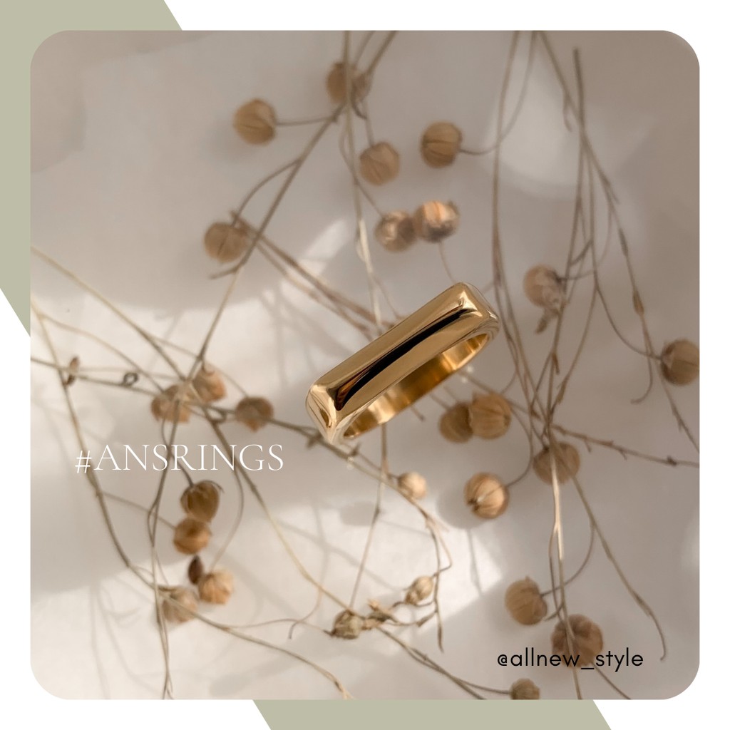 Nhẫn thép Retro Allnewstyle tạo hình đậm chất riêng