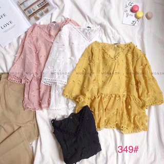 G14. 349. ÁO XÔ THÊU HOA