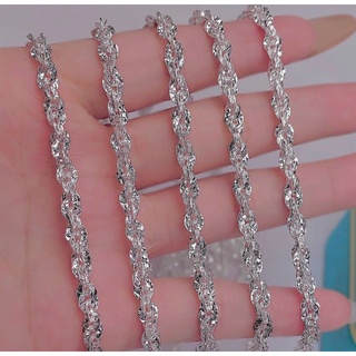 dây chuyền bạc ý💥dây chuyền bạc nữ💥dây chuyền bạc xoắn lá💥dây chuyền bạc cao cấp.