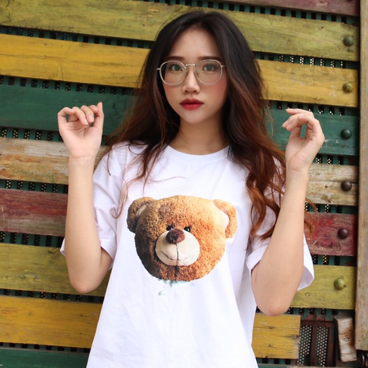 [Mã FAMALLT5 giảm 15% đơn 150K] Áo thun tay lỡ Teddy SGES form rộng cá tính unisex | BigBuy360 - bigbuy360.vn